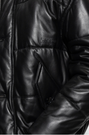 SchaferandweinerShops | Saint Laurent Leather jacket | fold